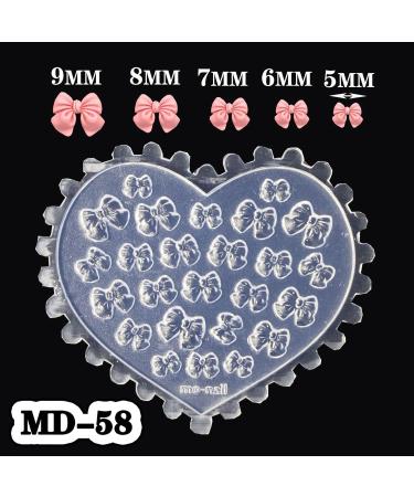 Awesomeonei 3D Heart Arches Silicone Nail Art Form - DIY Decoration Tool MD59 for Stunning Nail Designs - Buy Online on GoSupps.com