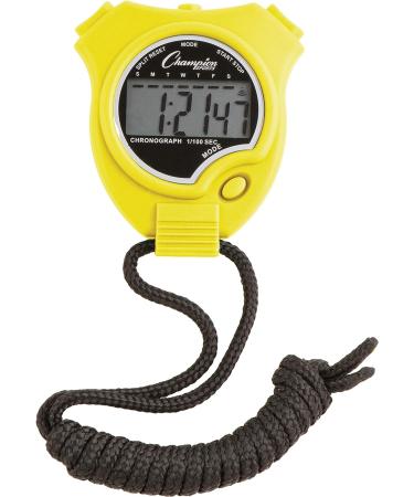Champion Sports Waterproof Stopwatch Timer Set - 6 Pack Assorted Colors for Kids or Coaches - Buy Online on GoSupps.com