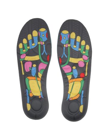 Magnetic Insole Acupressure Massage Shoe Inserts for Plantar Fasciitis Orthotic Insole for Men Women Pain Relief(L Code)