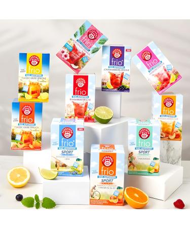 Shop Teapot Frio Tea 10 Series Pack - Raspberry Lemon Currant Lemon Peach-Maracuja & More - 18 Bags of 2.5g | International Shipping Available - Buy Online on GoSupps.com