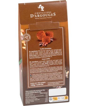 Chevaliers d'Argouges - Fantasy Truffles Organic/Fairtrade - Christmas Tasting Gift Box - 160g - Buy Online on GoSupps.com