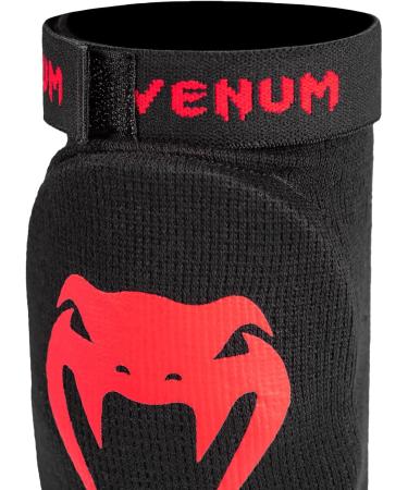 Venum Kontact Elbow Pads - Black/Red - S | High-Quality Protection for Sports - International Shipping Available - Buy Online on GoSupps.com