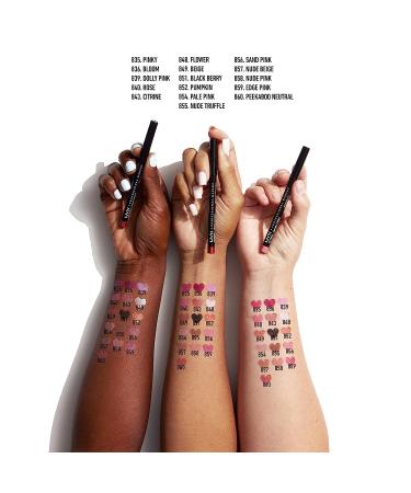 NYX Slim Lip Pencil in Sand Pink - Long-Lasting Creamy Lip Liner | 1 Count - Buy Online on GoSupps.com