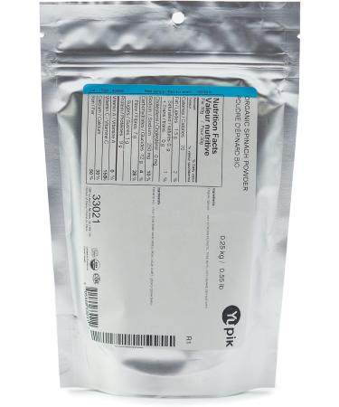 Yupik Organic Spinach Powder Superfood Non-GMO Vegan Gluten-Free 250g 250 g - Buy Online on GoSupps.com