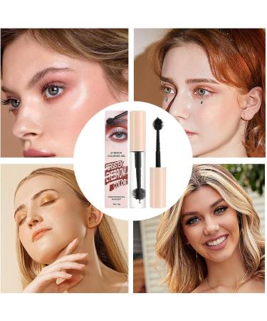 Eyebrow glue gel clear eyebrow gel that holds Braw fix gel Waterproof eyebrow repair liquid makeup long lasting no flaking - Buy Online on GoSupps.com