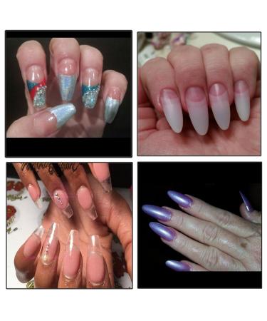 Yimart 500pcs French Acrylic Style False Nails Tips - White | Nail Art Tips With Box - Buy Online on GoSupps.com