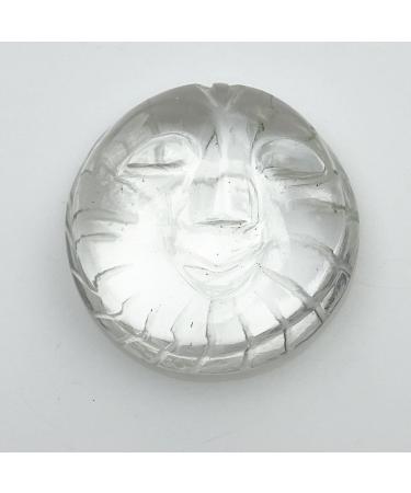 Sun Figurine Indian Statue Car D cor Crystal Clear Carved Car Dashboard Gift Clear-9 - Buy Online on GoSupps.com