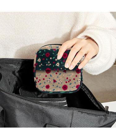 Women s Bonds Storage Pockets Stillpad Holder - Portable Rose Flower Period Kit Bag for Girls | Feminine Product Organizer - Buy Online on GoSupps.com