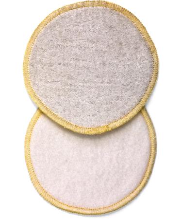 Washable and Reusable Cotton Pads - 7 cotton pads - 100% Organic Cotton Pads All Skin Types Zero Waste Makeup Remover Sponges for Face 1 Towel Side and 1 Microfiber - LES PETITS PRODIGES - Buy Online on GoSupps.com