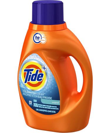 Tide Coldwater Clean Fresh Scent High Efficiency Turbo Clean Liquid Laundry Detergent 1.36 L (29 loads) - Packaging May Vary 1.36 l (Pack of 1) - Buy Online on GoSupps.com