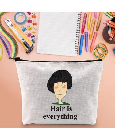 Clair New Haircut Wumpa Fleabag Cosmetic Bag - Hair is Everything Makeup Zip Pocket for Women & Girls - Buy Online on GoSupps.com