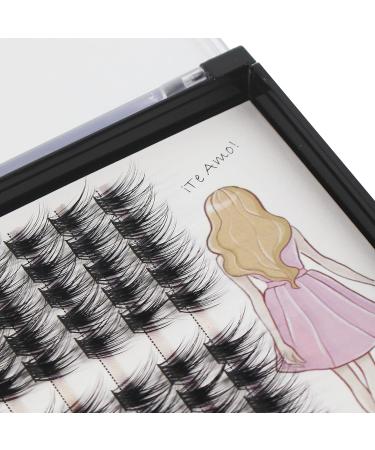 Bodermincer 3D Effect Eyelash Extension Glue - Thick Segmented Individual Eyelashes (12MM) | Professional Makeup & False Lashes for Stunning Beauty - Buy Online on GoSupps.com