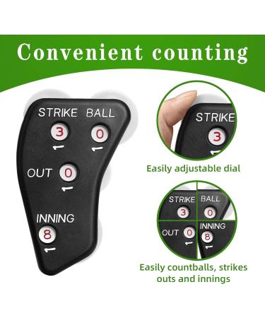 Watayo 4 Wheel Umpire Indicator - Baseball & Softball Umpire Counter Clicker (2pcs) - Buy Online on GoSupps.com