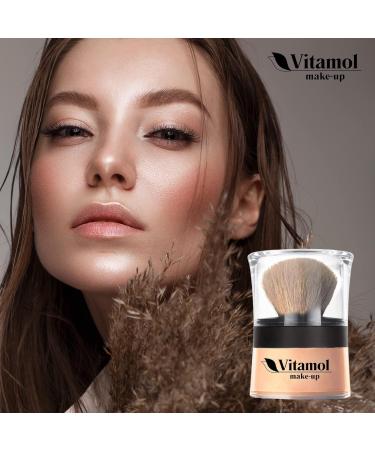 Vitamol Make up Natural Mineral Powder Organic Natural Micronized Powder 14g (Cipria) - Buy Online on GoSupps.com