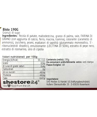 Bisto Sauce Granules 190G | Premium Gravy Mix - Imported from Shestore24 | Buy Online Now! - Buy Online on GoSupps.com