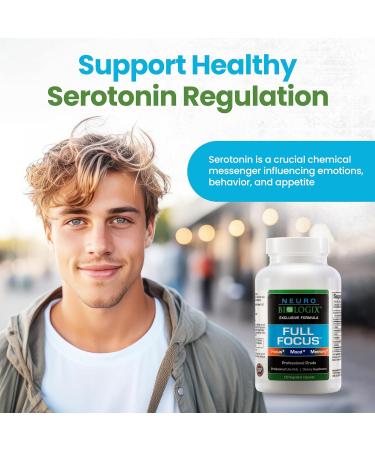 Mood Plus Complete Mood Support Supplement - 5-HTP Niacin GABA & Ashwagandha for Stress Relief Brain Support & Serotonin Regulation - 60 Capsules - International Shipping Available - Buy Online on GoSupps.com