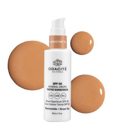 Odacite SPF50 Flex-Perfecting Mineral Drops Tinted Sunscreen 30ml Three