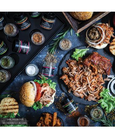 Hallingers BBQ Deluxe 24 Men's Spice Gift Set - Handmade International BBQ Spices | Perfect for Mother's Day & Father's Day Gifts - Buy Online on GoSupps.com