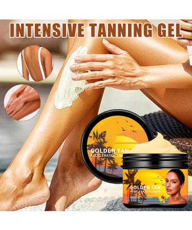 Generisch Tanning Cream | Quick Tanning Lotion with Moisturizing Care | Long-Lasting Moisturizing Face Tanning Cream for Outdoor Use Sunbed - Buy Online on GoSupps.com