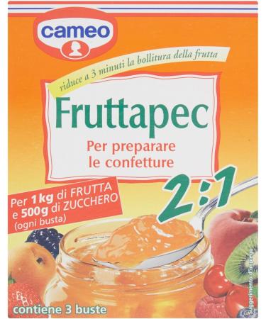 3 x Cameo Fruttapec Gusto Equilibrato prepared for homemade jam 75 g (contains 3 bags of 25 g) - Buy Online on GoSupps.com