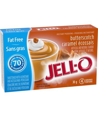 Jell-O Fat Free Butterscotch Instant Pudding Mix - Buy Online on GoSupps.com
