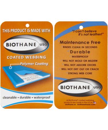 LENNIE BioThane Tracking Leash for Dogs 15-25kg | 1m Blue No Hand Loop - Durable & Waterproof - Buy Online on GoSupps.com