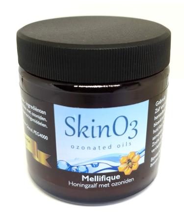 Viametis Mellifique Honey ointment with ozonides glass jar 100 ml with cream spatula