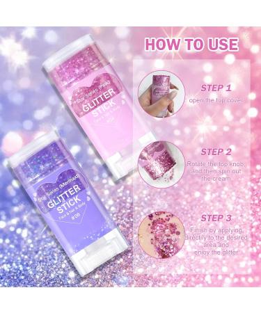  Jutqut Festival Glitter Gel Body Glitter Face Long Life Glitter Body Lip Nail Glitter Makeup Glitter for Masquerade Birthday Party - Buy Online on GoSupps.com