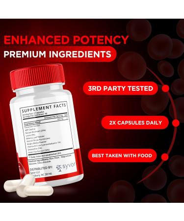 (3 Pack) Forge Labs Blood Stabilizer Capsules Official ForgeLabs Blood Support Pills with All Natural Ingredients Forgelabs Max Strength Supplement with Ultra Potency for Women & Men (180 Capsules) - Buy Online on GoSupps.com