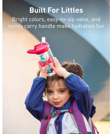Buy Camelbak Baby Bottle Eddy+ Kids 400ml 14Oz - Rainbow Floral | International Shipping Available - Buy Online on GoSupps.com