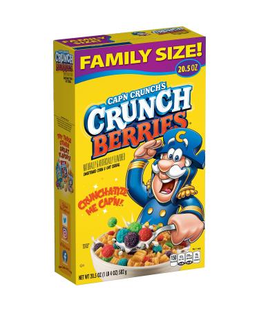 Cap'n Crunch Cereal Crunch Berries 20.5oz Box Cap'n Crunch Crunch Berries