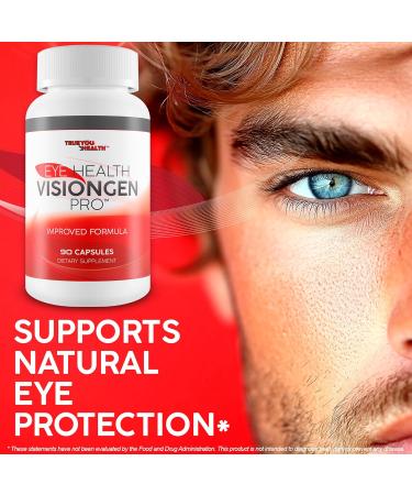 Eye Health Visiongen Pro - Improved Formula - Our Best Lutein Supplements for Eyes with Zeaxanthin and Vitamin A - Natural Vision Pills for Eyes - Natural Herbalstep 14 in One Advanced Eye Formula - Buy Online on GoSupps.com