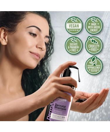  Sphagnum Botanicals Seborrheic Eczema Shampoo - Natural peat mud to treat dry itchy flaky scalps. Also helps with dandruff psoriasis and dermatitis. 400 ml - Buy Online on GoSupps.com