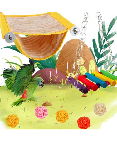 Shop Premium Vegena Bird Toys & Accessories - Budgie Hammocks Rattan Balls & Bird Swings for Canaries & More - Buy Online on GoSupps.com
