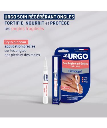 URGO Filmogel 3-in-1 Regenerating Nail Care Fortifies Nourishes and Protects the Nail Express Drying in 1 Minute Pen - Buy Online on GoSupps.com