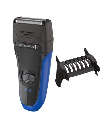 Remington PF7300 F3 Comfort Series Foil Shaver, Mens Electric Razor, Electric Shaver Black/Blue