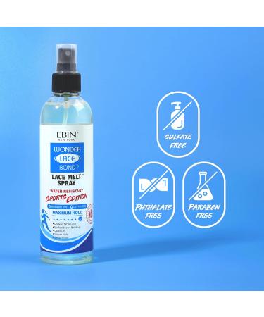 EBIN NEW YORK Wonder Bond Melt Spray Sports Edition 3.38oz/100ml | Maximum Hold | Rosemary Mint Infused | No Residue | Long-Lasting Water-Resistant | Protects Edges Undetectable Look - Buy Online on GoSupps.com