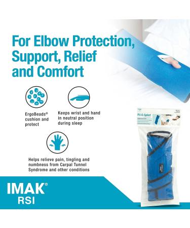 IMAK RSI Pil-O-Splint - Customizable Wrist Brace for Nighttime Comfort - Buy Online on GoSupps.com