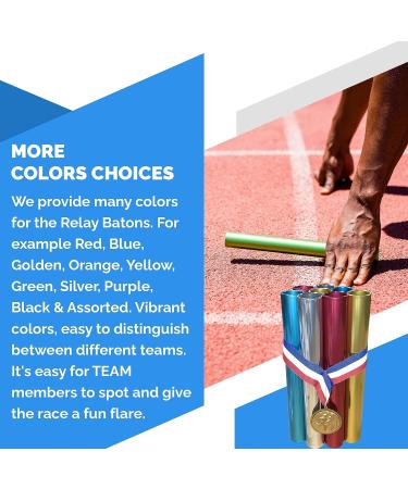 Ace Creations Aluminum Relay Batons for Track and Field Races  Gym  Phy Ed  Running 4 - Buy Online on GoSupps.com