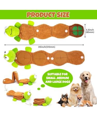 Macco Dog Puzzle Toy - Turtle Squeak & Snuffle Master Foraging Toy for Small, Medium, and Large Dogs - Buy Online on GoSupps.com