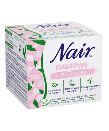 NAIR - Sugaring - Sugar Wax with Rose Extract, 100% Natural Origin, 250 ml