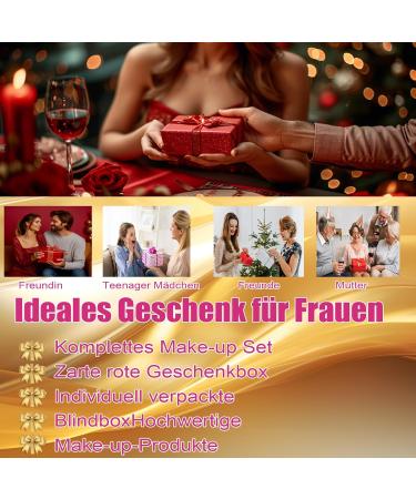 EONFAVE Makeup advent calendar 24piece advent calendar 2025 for women with various cosmetics behind 24 doors beauty advent calendar 2025 surprise makeup set for 2026 - Buy Online on GoSupps.com