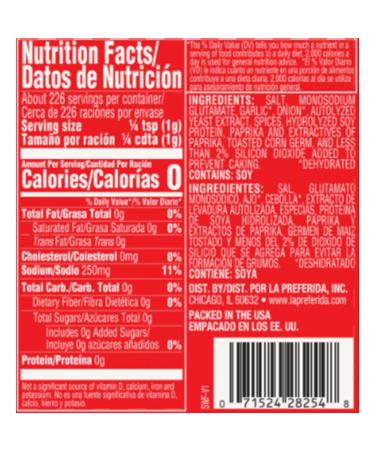 La Preferida Saz n Seasoning - Bold Vegan Mexican Spice Blend with Paprika, Garlic, and Onion - 8 oz (Pack of 3) - Buy Online on GoSupps.com