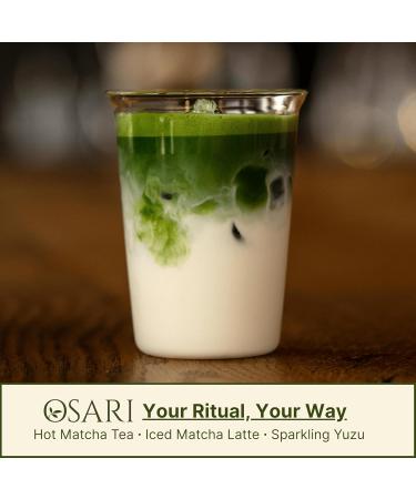 OSARI Ceremonial Matcha Powder 80g First harvest from Kagoshima Japan 100 pure lab tested Stoneground rich in antioxidants and soft umami flavor For matcha latte & tea 80 Grams - Buy Online on GoSupps.com