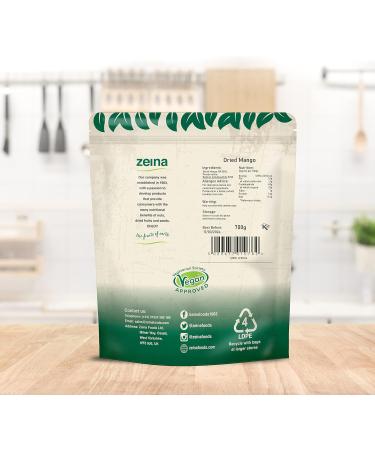 Zeina Dried Mango (700g) - High Fiber, Low Fat, Tropically Sweet Fruit Chunks - Resealable Zip - Healthy Snacking Option - Buy Online on GoSupps.com