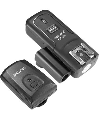 Neewer CT-16 16-Channels Wireless Flash Trigger Set for Canon Nikon Pentax Olympus Panasonic DSLR Cameras - Buy Online on GoSupps.com