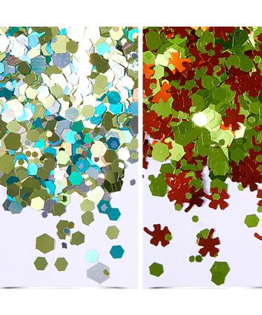 Gllehkt 4 Bottles 3D Nail Charms Unique Nail Decorations for Jewelry Making Craft Colorful Manicure Nail Embellishments - Buy Online on GoSupps.com