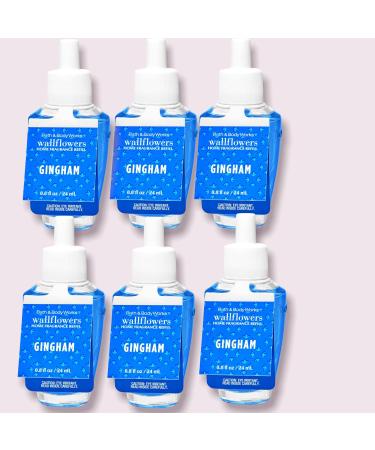 Bath and Body Works 6 Pack Gingham Wallflowers Fragrance Refill 0.8 Oz. - Buy Online on GoSupps.com