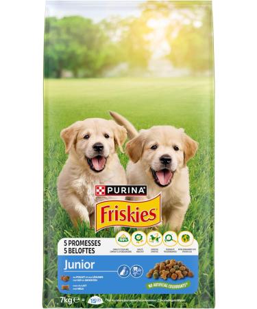 FRISKIES Puppy Chicken Milk Vegetable Croquettes 7KG - Buy Online on GoSupps.com