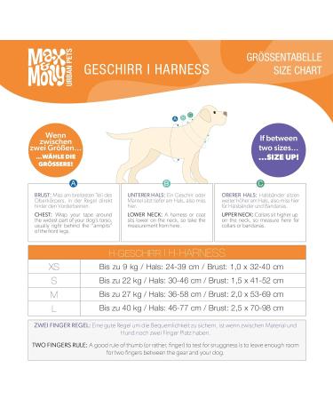 Max & Molly Missy Pop Dog Harness - Odorless Neoprene Comfort & Loss Protection | Shop Internationally - Buy Online on GoSupps.com